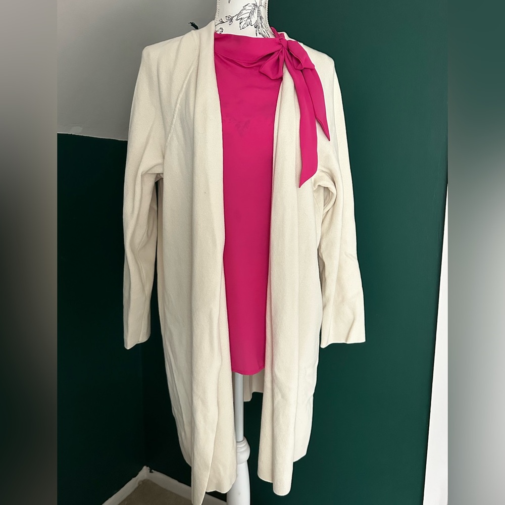 NWOT Banana Republic Off-White Knit Sweater XL